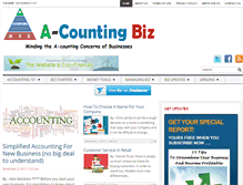 Tablet Screenshot of a-countingbiz.com